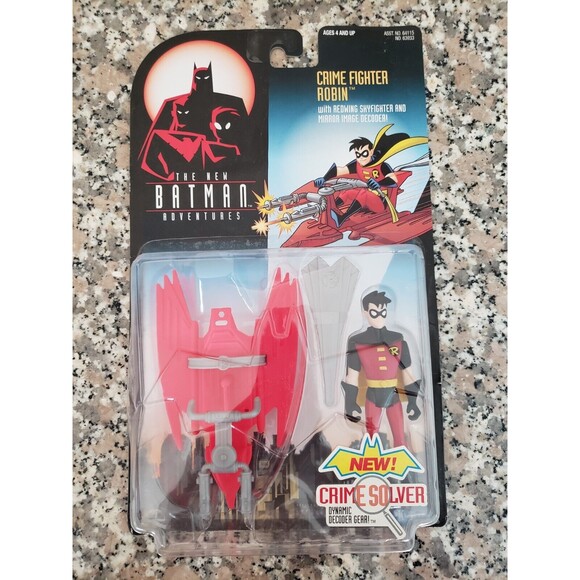 The New Batman Adventures Crime Fighter Robin With Glider Animated Series - Picture 1 of 2